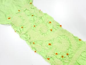 正絹　絞り　帯揚げ